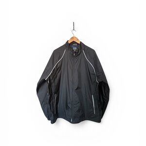 Adidas Men's Black Windbreaker Jacket & Pants set